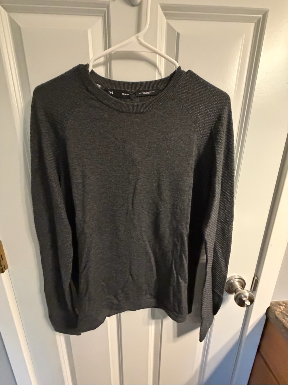 Women’s Under Armour Dark Gray Crewneck Sweater - Lightweight Knit